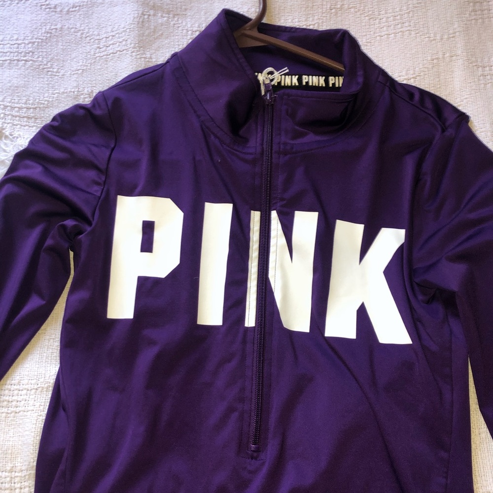Pink zip up
